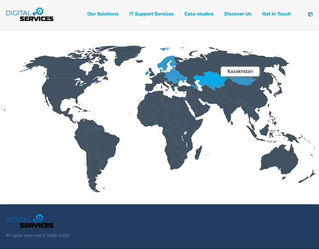 Dsupport: карта стран